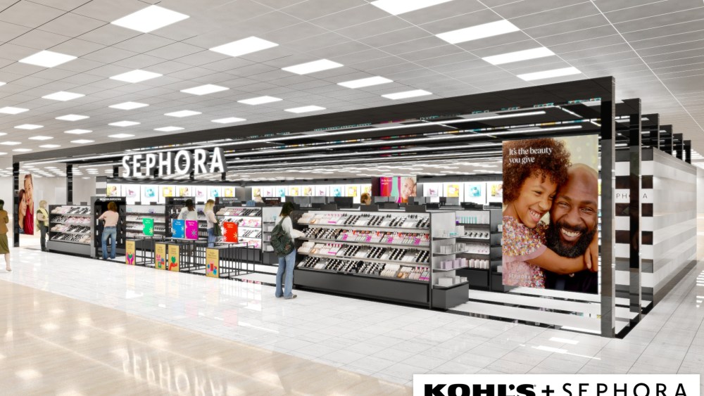 A rendering of Sephora at Kohl's.