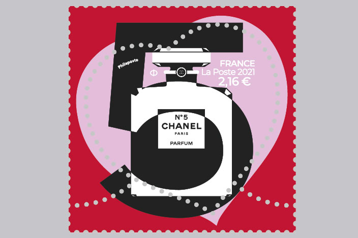 Chanel No.5 stamp