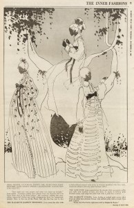 Joan Ianni for Gigette Spring 1967 loungewear collection illustrated by Robert Finn.