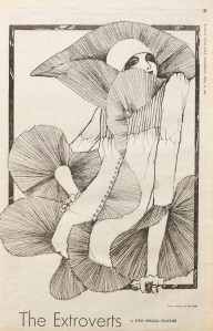 Fall 1969 Shirts and Blouse Advance Special Feature. Illustration by Van Smith.