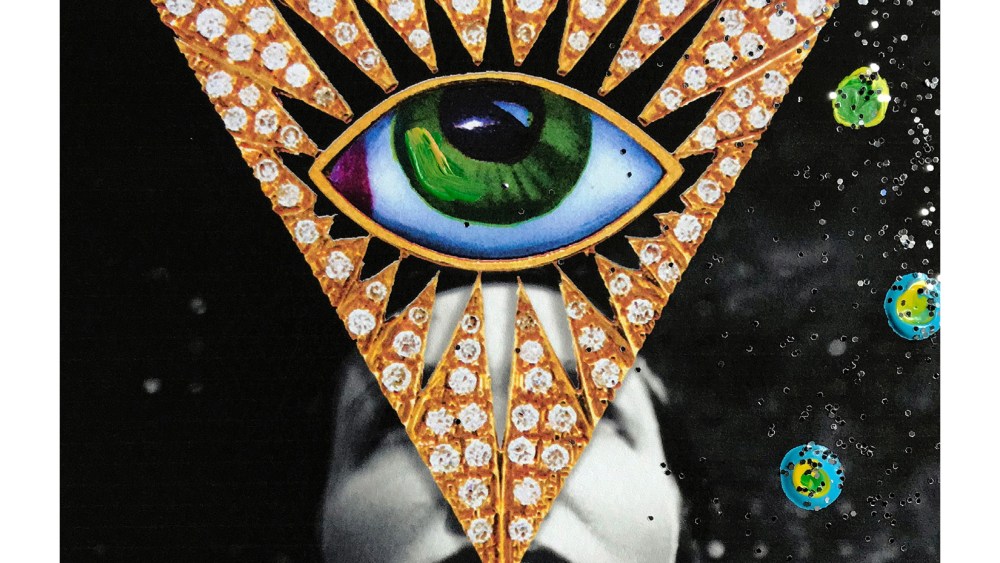 April 21, 2020 WWD Page One. Painted collage by Lexie Moreland.