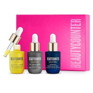 beautycounter serums skin care set