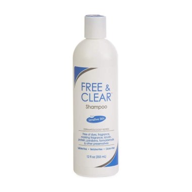 free and clear, best fragrance free shampoos