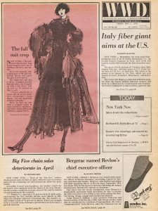 Illustrations by Kenneth Paul Block in the May. 02, 1975 issue of WWD.