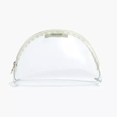 madewell clear plastic pouch