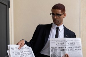 Kingsley Ben-Adir in a still from "One Night in Miami."