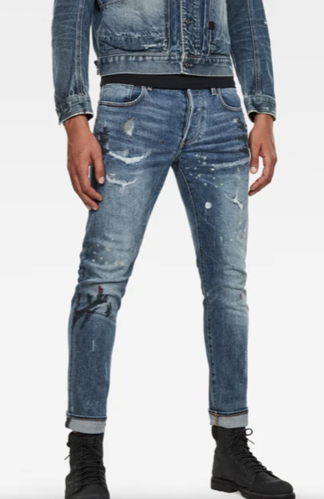 Rivet rounded up some of the top painted denim looks for men and women, featuring paint splattered jeans and denim jackets with artwork. 