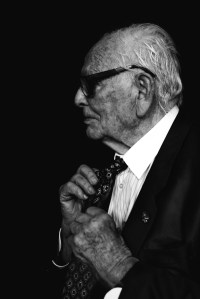 Pierre Cardin portrait, photographed on September 19, 2017