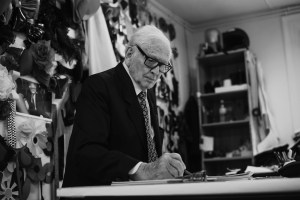 Pierre Cardin portrait, photographed on September 19, 2017