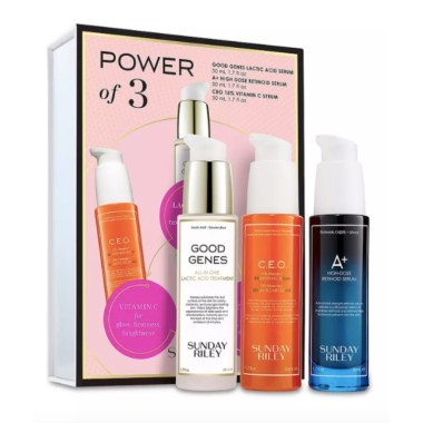 sunday riley skin care set