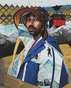 Osei Bonsu's collage  for "Pioneers of the Past".