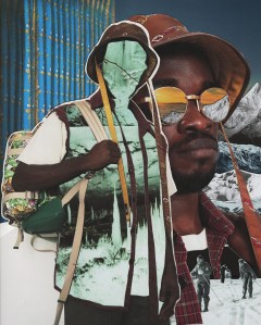 Theophilus Imani's collage  for "Pioneers of the Past".