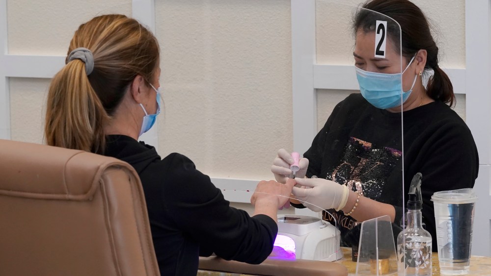 California coronavirus nail salons