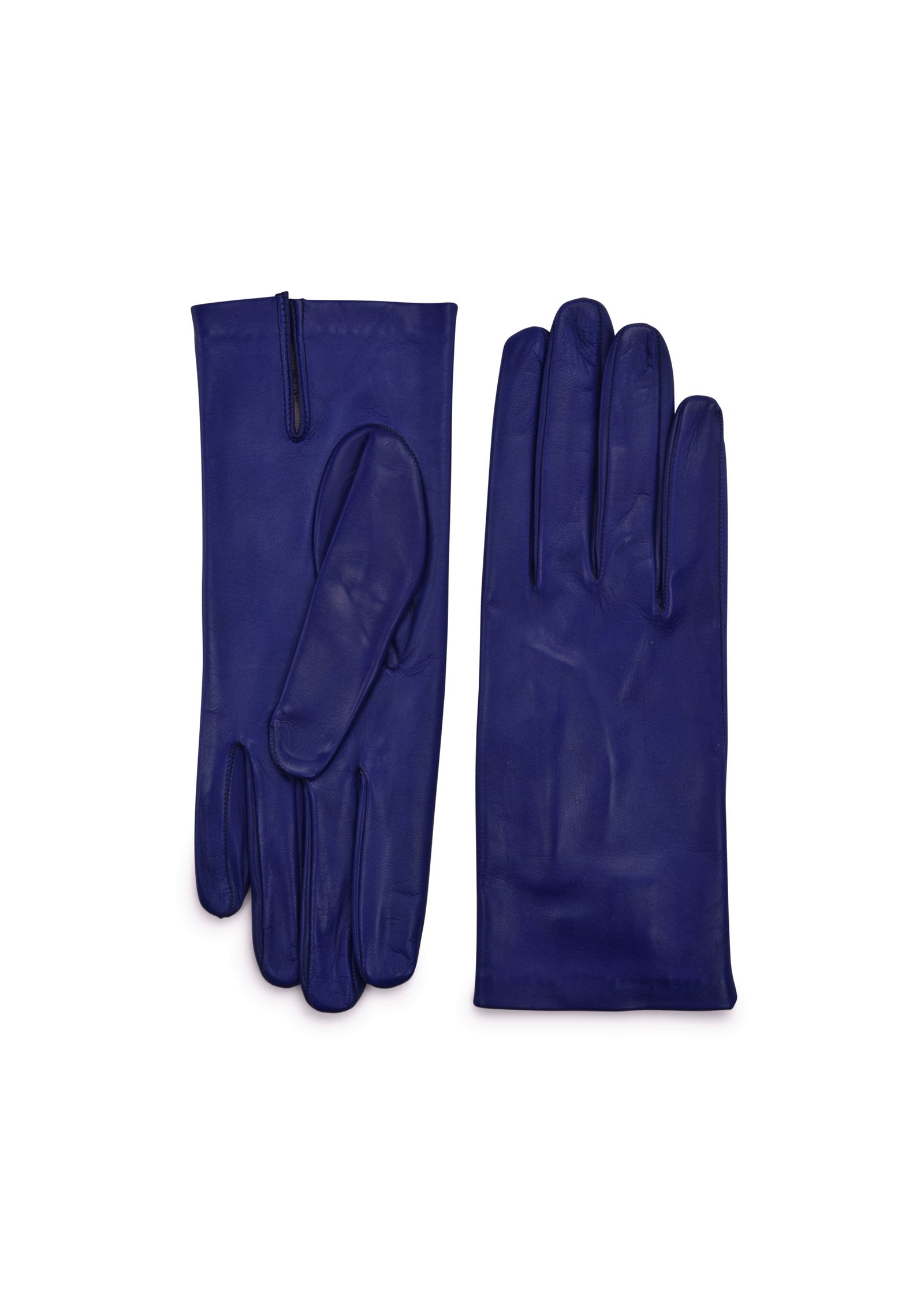 Inauguration Fashion 2021: Amato New York blue gloves, $127