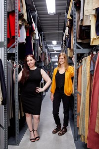 Calvin Klein archivists Vanessa Garber and Jessica Barber.