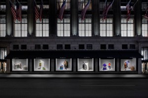 The "Barneys at Saks" windows.