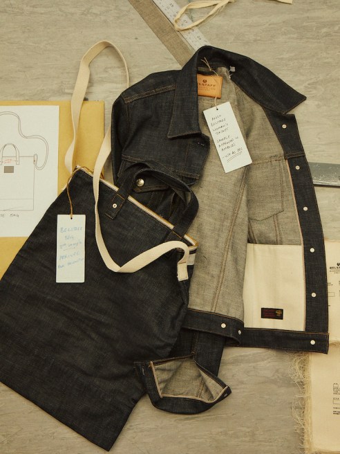 Belstaff partnered with Blackhorse Lane Atelier to design and produce a 5-piece denim collection made with fabrics from Turkish mill Isko.