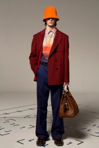 A look from Berluti's upcoming fall 2021 collection.