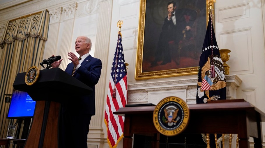 As American firms suffer Covid fallout, President Biden issued an executive order to support manufacturers, businesses and workers.