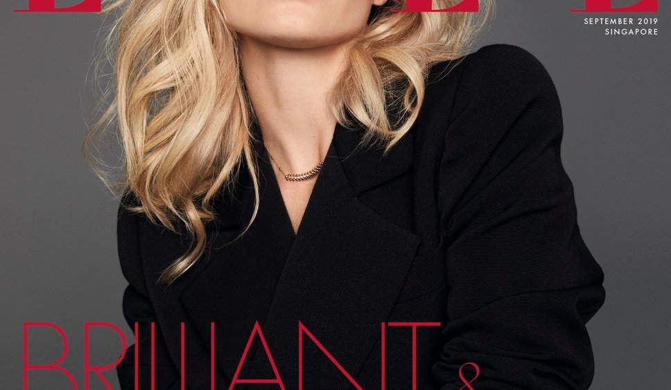 Georgia May Jagger on the cover of Elle.