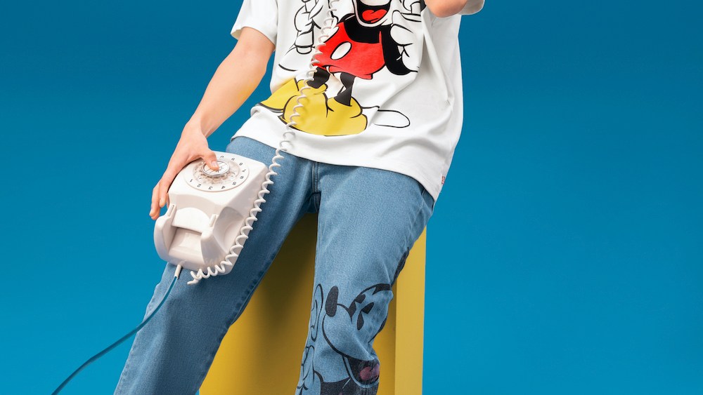 Denim heads nostalgic for comforting symbols of their youth can now purchase Levi’s latest collaboration with Disney's Mickey Mouse gang.
