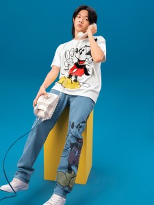 Denim heads nostalgic for comforting symbols of their youth can now purchase Levi’s latest collaboration with Disney's Mickey Mouse gang.