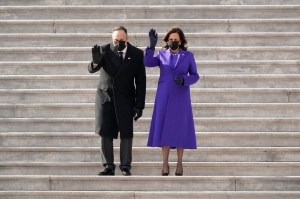 Vice President Kamala Harris and her husband Doug Emhoff