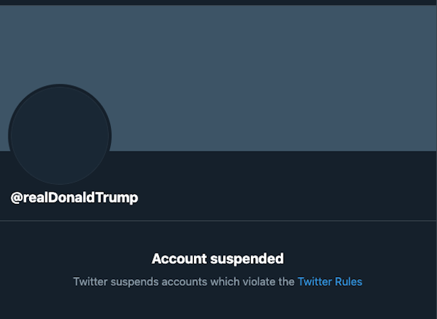 Donald Trump Twitter Ban