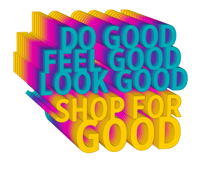 The Shop for Good logo designed by Bradley L. Bowers.