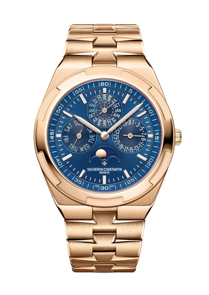 Overseas Perpetual Calendar Blue