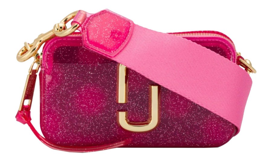 A pink Marc Jacobs bag.