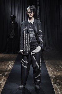 Yohji Yamamoto Men’s Fall 2021