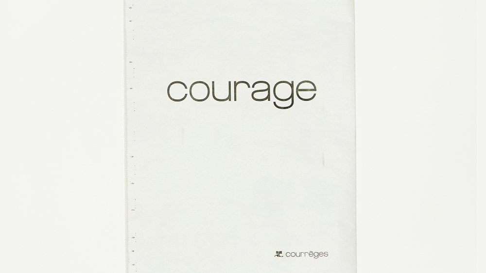 The Courrèges New Year's advertisement.