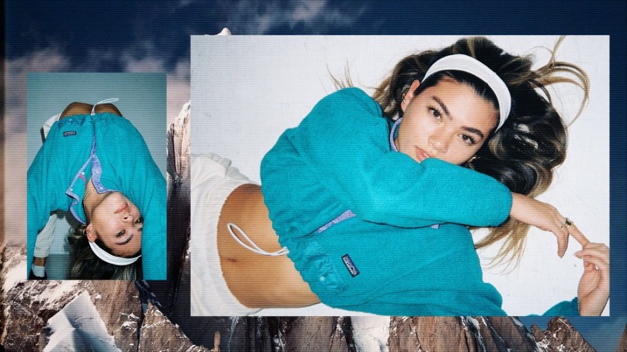 No "corporate bro" fleeces here: Frankie Collective turns Patagonia apparel into navel-exposing cropped windbreakers and skin-tight jersey bustiers.