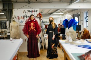 WWD’s Kuba Dabrowski visits Iris Van Herpen's Amsterdam atelier during the fitting for Dutch-Iranian musician Sevdaliza.