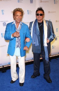 08 May 2020 - Magician and animal trainer Roy Horn, of Las Vegas duo Siegfied and Roy, died at the age of 75 from complications related to COVID-19. Roy Uwe Ludwig Horn and Siegfried Fischbacher began their upbeat performances in Europe, later becoming regulars in Las Vegas, where they performed for four decades. Their revue ended after Horn was attacked on stage by a white tiger named Mantecore in October 2003, severing his spine. File photo: 21 March 2014 - Las Vegas, NV - Siegfried Fischbacher, Roy Horn. ONE NIGHT FOR ONE DROP Blue Carpet at Mandalay Bay Resort and Casino. Photo Credit: mjt/AdMedia /MediaPunch /IPX