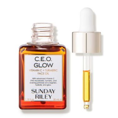 sunday riley, best vitamin e oils for skin, ceo glow, tumeric