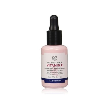 best vitamin e oil for skin, the body shop, overnight serum