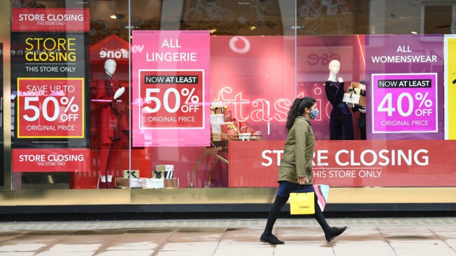 Non-essential British retailers will be shuttered until the middle of February at a minimum, inflicting new wounds on a battered sector.
