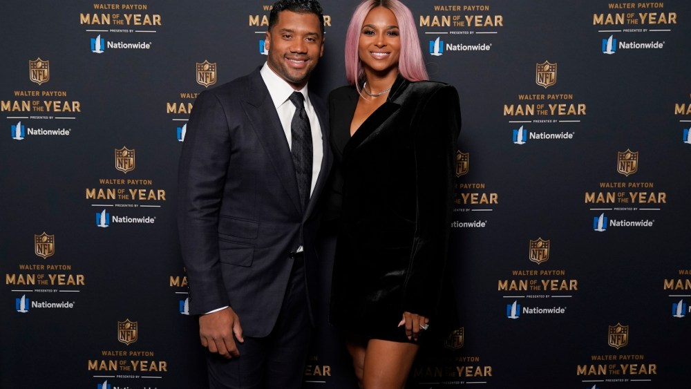 Russell Wilson and Ciara