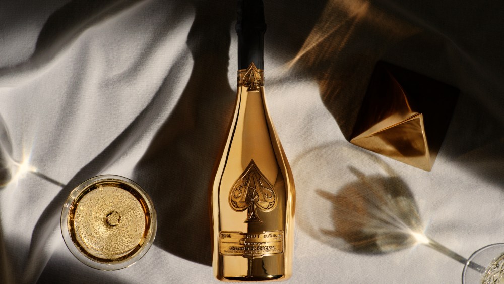 Armand de Brignac's Brut Gold Champagne.