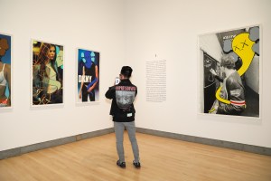 Installation view of "Kaws: What Party" at Brooklyn Museum.