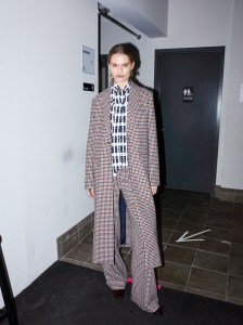 Backstage at Jason Wu RTW Fall 2021.