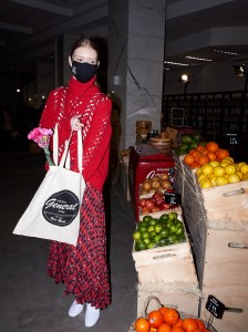 Backstage at Jason Wu RTW Fall 2021.