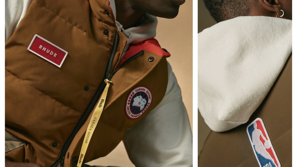 Canada Goose and Rhude's NBA All-Star vest.