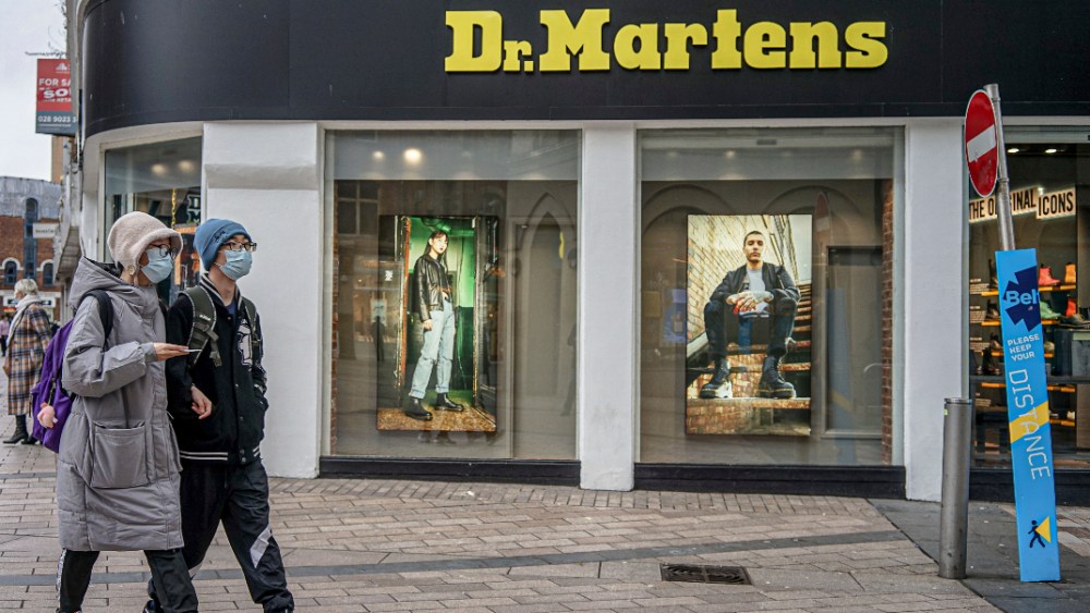 High investor demand for the IPO of British boot brand Dr. Martens on the London Stock Exchange puts the firm's valuation over $5 billion.