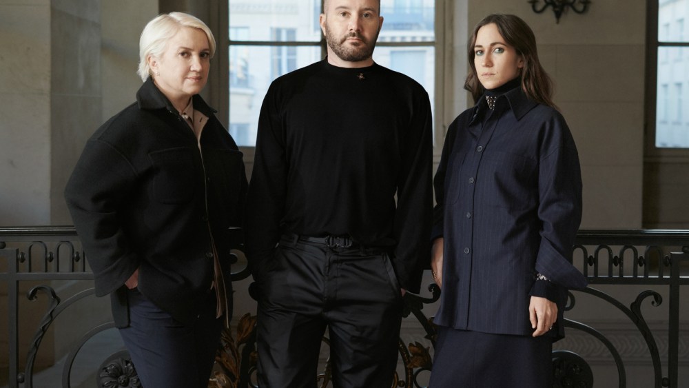 Kim Jones, Silvia Venturini Fendi and Delfina Delettrez