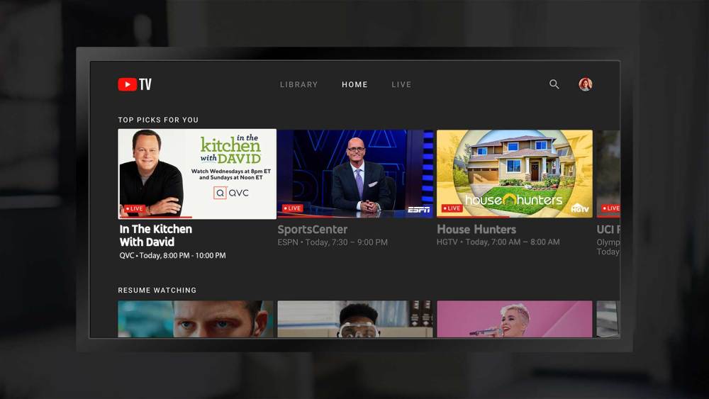 QVC on YouTube-TV.