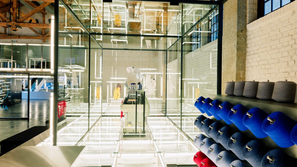 Inside the new AlphaTauri showroom in Salzburg, Austria.