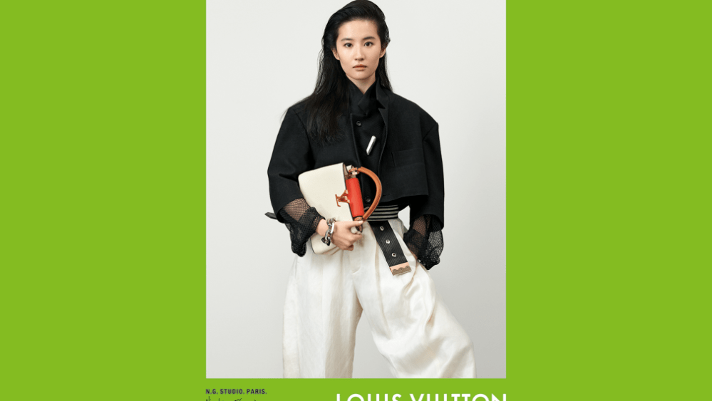 Liu Yifei in the Louis Vuitton spring 2021 campaign.